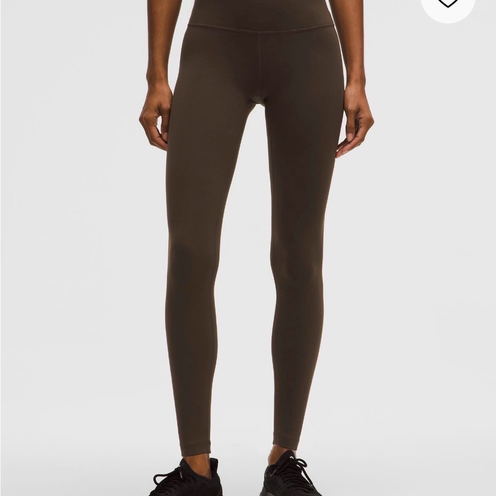 Lululemon Athletica Olive Wunder Train Leggings